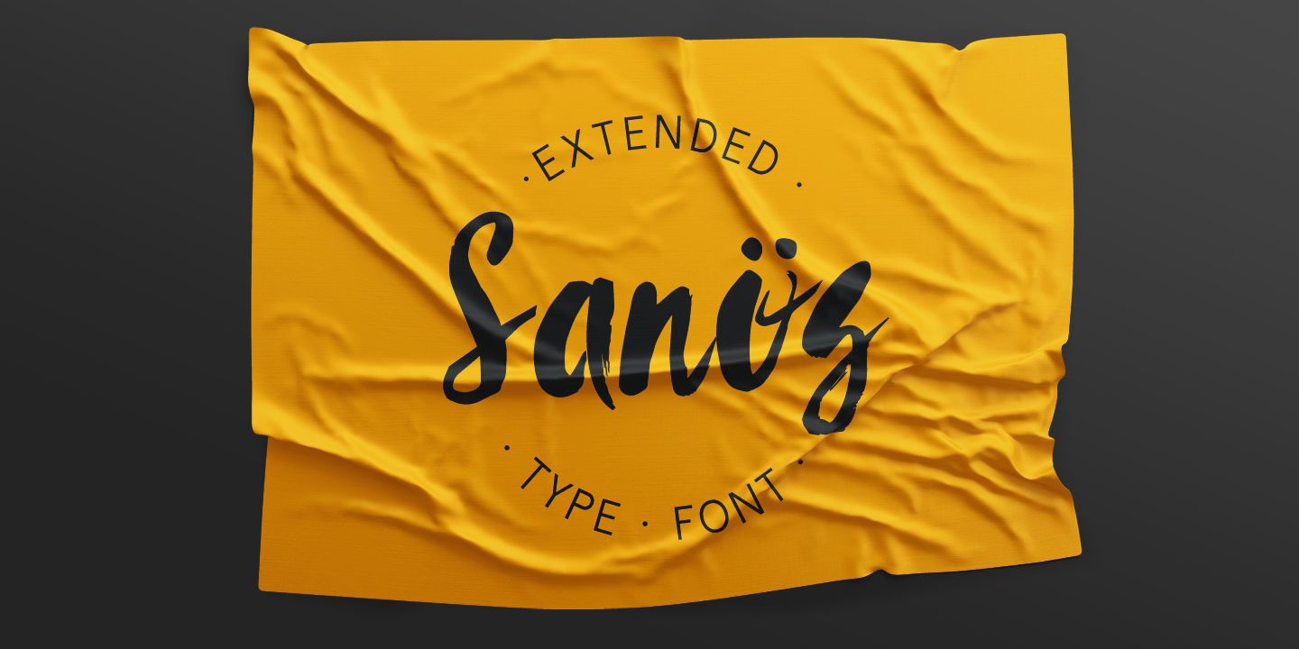 Шрифт Sanos Extended